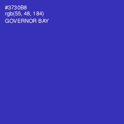#3730B8 - Governor Bay Color Image